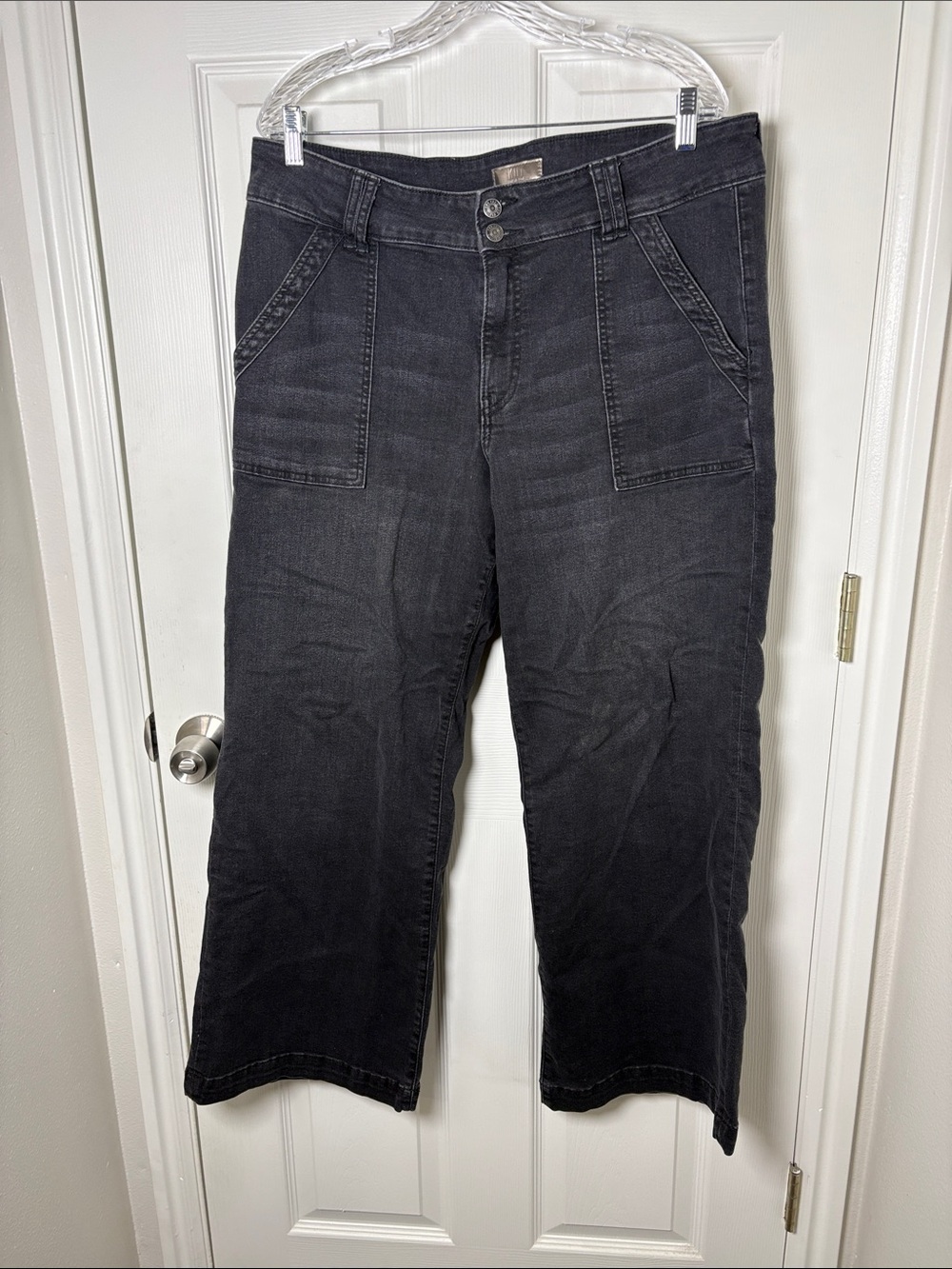 Kut from the Kloth Black Boot Cut Jeans - Picture 3 of 9